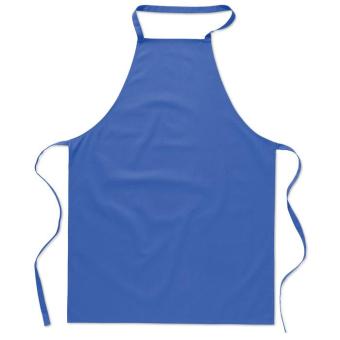 KITAB Kitchen apron in cotton Bright royal