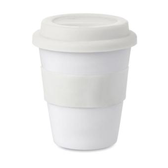 ASTORIA PP tumbler with silicone lid White