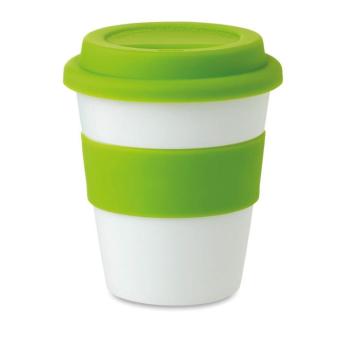 ASTORIA PP tumbler with silicone lid Green