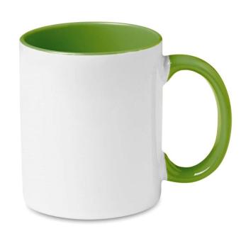 SUBLIMCOLY Coloured sublimation mug Green