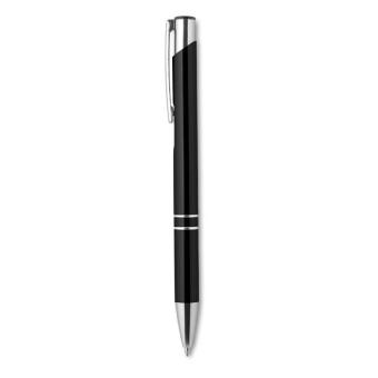 BERN Push button aluminium pen Black