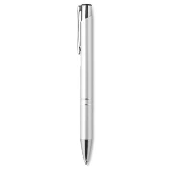 BERN Push button aluminium pen Silver