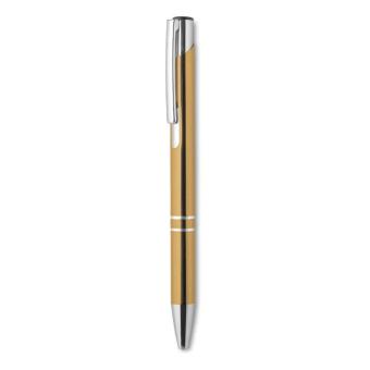 BERN Push button aluminium pen Gold