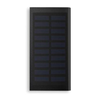 SOLAR POWERFLAT Solar Powerbank 8000 mAh Schwarz