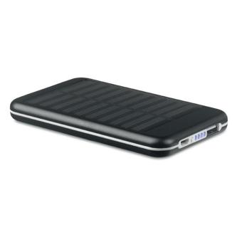 SOLARFLAT 4000 mAH solar powerbank Black