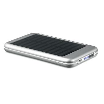 SOLARFLAT Solar Powerbank 4000 mAh Silber matt