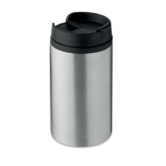 FALUN Double wall cup 250 ml Flat silver