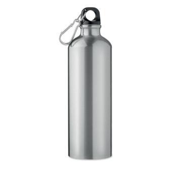 BIG MOSS Aluminium bottle 750 ml Flat silver