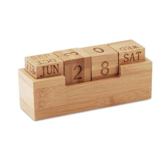 KARENDA Bamboo calendar Timber