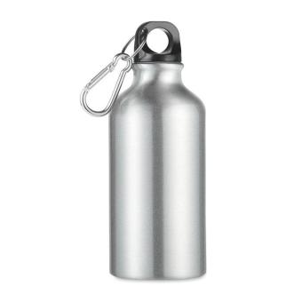 MID MOSS Aluminium Trinkflasche 400ml Silber matt