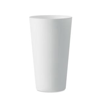 FESTA LARGE Reusable event cup 500ml White