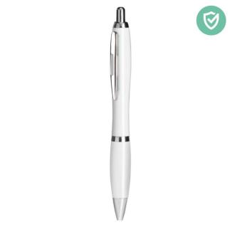 RIO CLEAN Pen with antibacterial barrel White