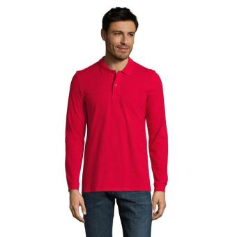 PERFECT LSL MEN PERFECT MEN LSL POLO 180g, rot Rot | L