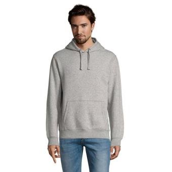 SPENCER MEN SPENCER hood sweater 280g, Grey melange Grey melange | XS