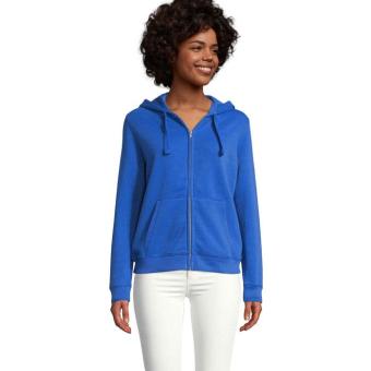 SPIKE WOMEN ZIP HOOD SWEAT, bright royal Bright royal | XS