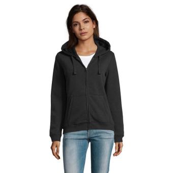 SPIKE WOMEN ZIP HOOD SWEAT 