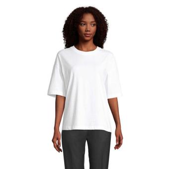 BOXY WOMEN T-SHIRT OVERSIZE, weiß Weiß | XS