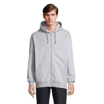 CARTER Full Zip Hoodie, Grey melange Grey melange | XS