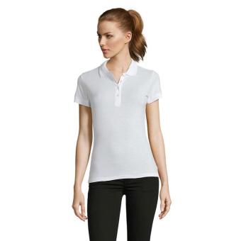 PASSION DAMEN POLO 170g, weiß Weiß | L