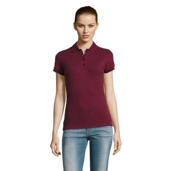 PASSION DAMEN POLO 170g, bordeaux Bordeaux | L