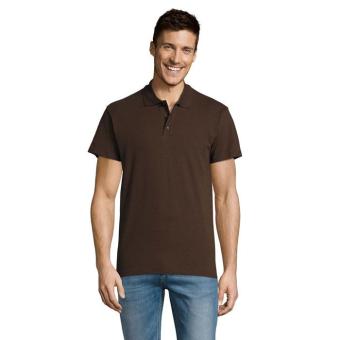 SUMMER II MEN Polo 170g, chocolate Chocolate | XS