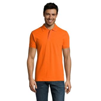 PERFECT MEN Polo 180g, orange Orange | L