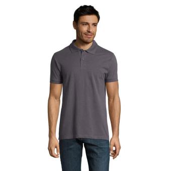 PERFECT MEN Polo 180g, dunkelgrau Dunkelgrau | L