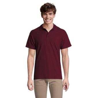 SPRING II MEN Polo 210g, burgundy Burgundy | L