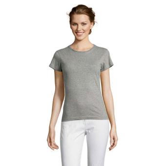 MISS WOMEN T-SHIRT 150g, gray Gray | L