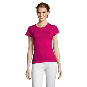 MISS DAMENT-SHIRT 150g, fuchsia Fuchsia | L