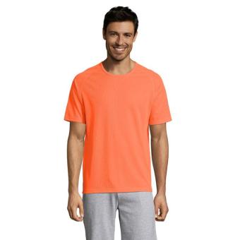 SPORTY MEN T-Shirt, neonorange Neonorange | 3XL