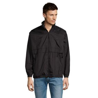 SURF Unisex Windbreaker, black Black | XS