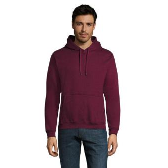 SNAKE Hood Sweater, burgundy Burgundy | XS