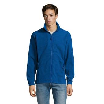 NORTH MEN Fleece-Jacke, königsblau Königsblau | XS