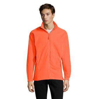 NORTH Zipped Fleece Jacket, neon orange Neon orange | XS