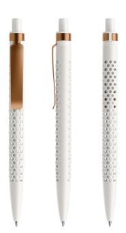 prodir QS40 PMS Push ballpoint pen White/orange