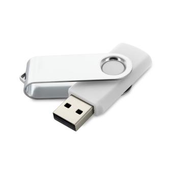 USB Stick Clip Weiß | 256 MB