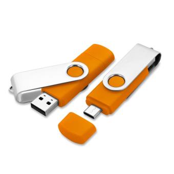 USB Stick Clip Typ C Orange | 8 GB