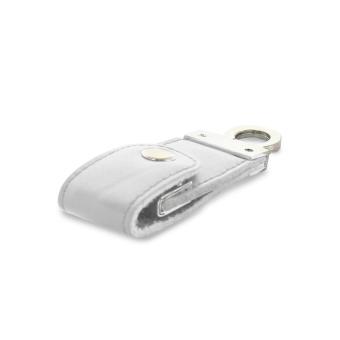 USB Stick Leather London White | 8 GB