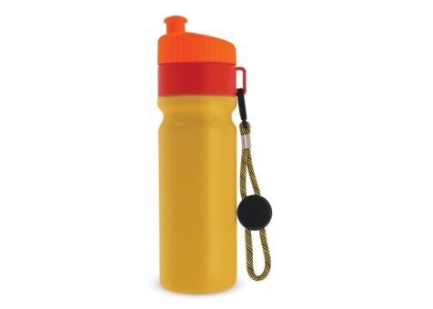 Sports bottle with edge and cord 750ml 