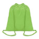 COLORED 100gr/m² cotton drawstring bag 