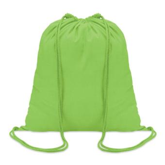 COLORED 100gr/m² cotton drawstring bag 