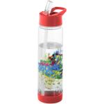 Tutti frutti 740 ml Tritan™ Sportflasche mit Infuser Transparent rot