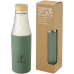 Hulan 540 ml copper vacuum insulated stainless steel bottle with bamboo lid Mint