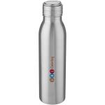 Harper 700 ml Sportflasche aus Edelstahl mit Metallschlaufe Silber