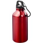 Oregon 400 ml RCS certified recycled aluminium water bottle with carabiner 