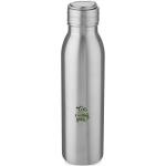 Harper 700 ml RCS certified stainless steel water bottle with metal loop Silver