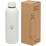 Spring 500 ml RCS-zertifizierte Kupfer-Vakuum Isolierflasche aus recyceltem Edelstahl Weiß