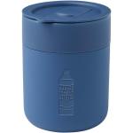 Java 330 ml ceramic tumbler with silicone wrap and plastic lid Aztec blue