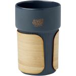 Fika 340 ml tumbler with bamboo sleeve Blue